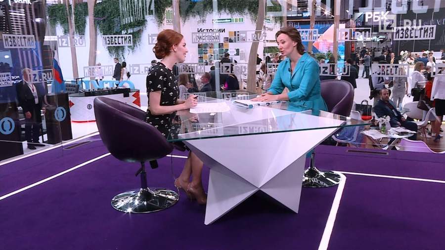 Интервью детского омбудсмена Анны Кузнецовой на ПМЭФ