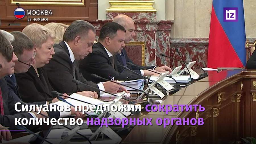 Силуанов предложил сократить число надзорных органов