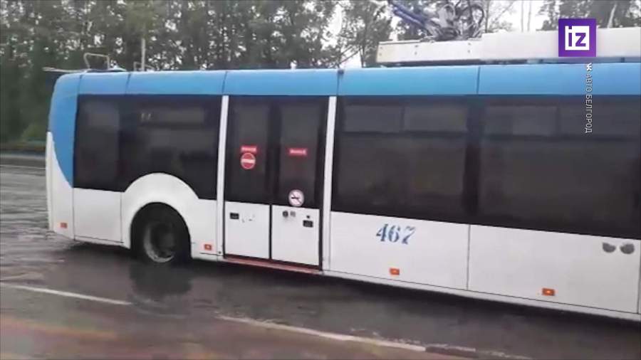 Из-за сильных дождей затопило улицы Белгорода