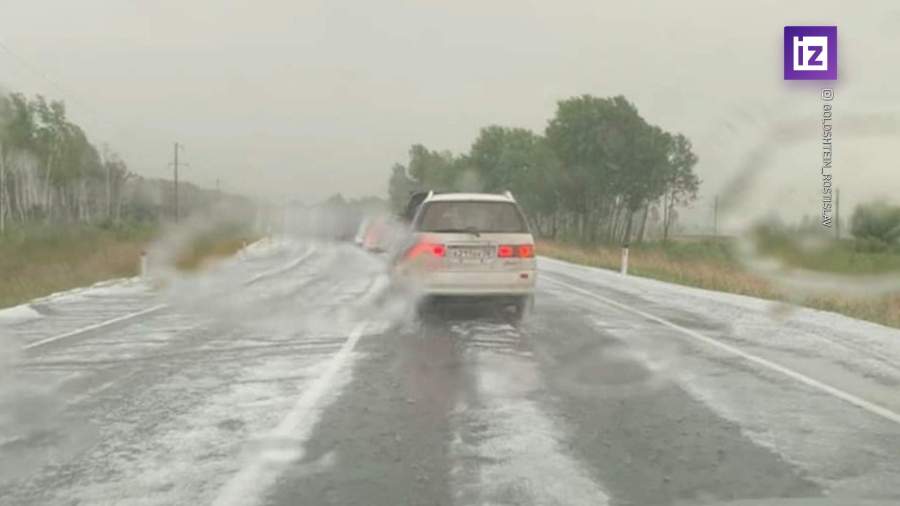 На несколько регионов России обрушился град