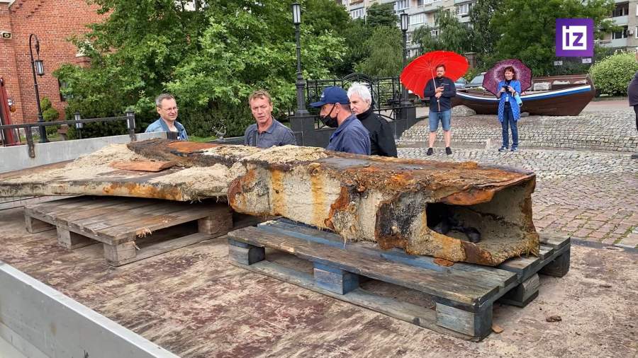 В Калининградской области обнаружены обломки старинного корабля