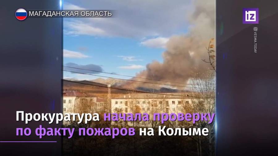 Прокуратура начала проверку из-за лесных пожаров на Колыме