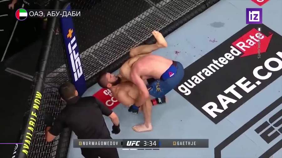 Нурмагомедов победил Гэтжи и защитил чемпионский пояс UFC