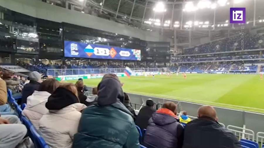 Сборная России по футболу сыграла вничью с Турцией