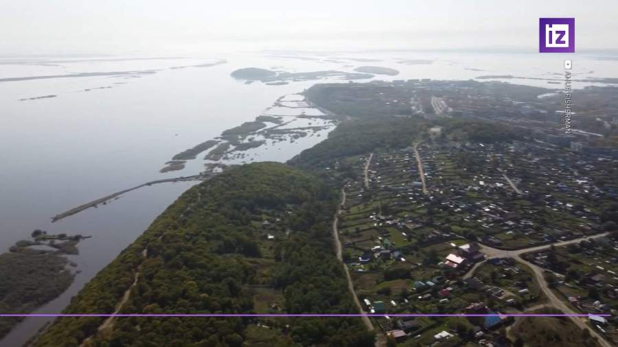 Гребень паводка на Амуре приближается к выходу в море