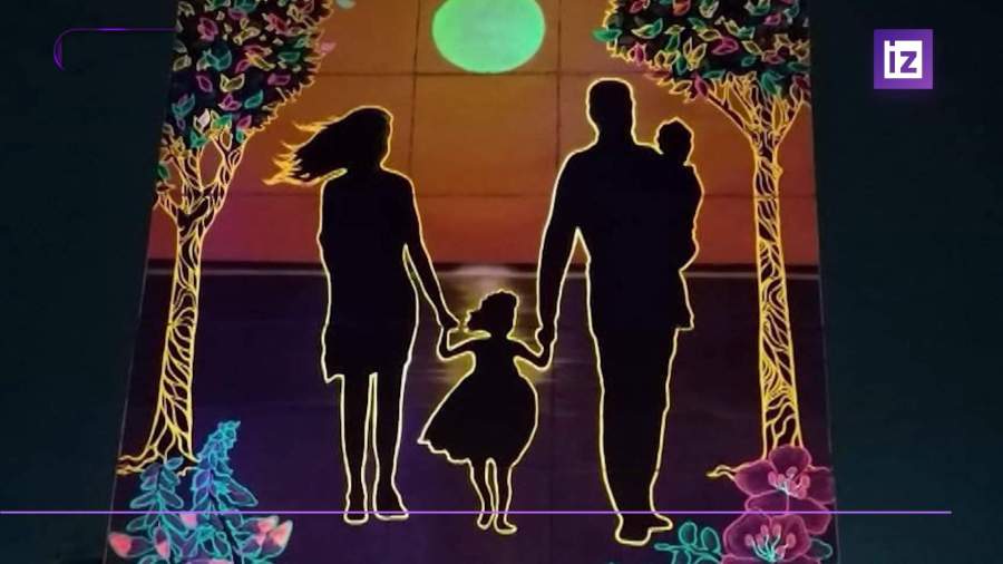 В Улан-Удэ появились светящиеся в темноте граффити