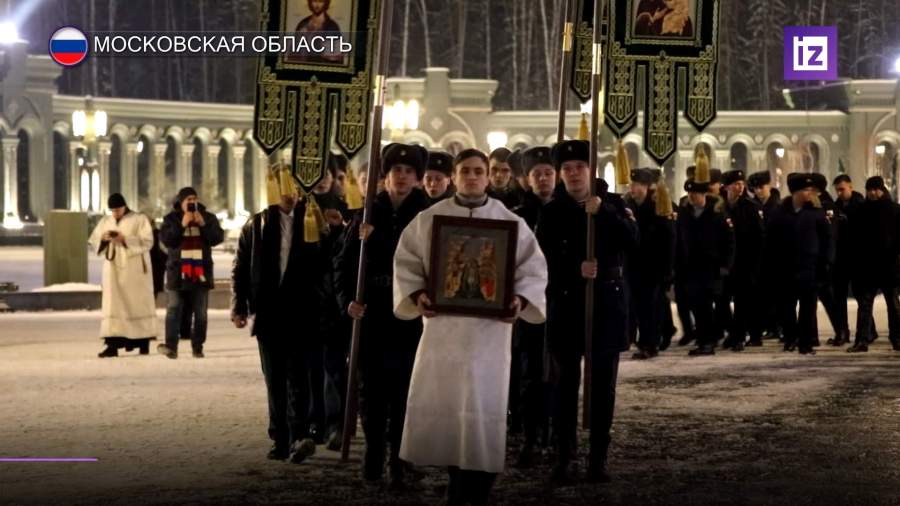 Российские военнослужащие по всей стране отмечают праздник Крещения