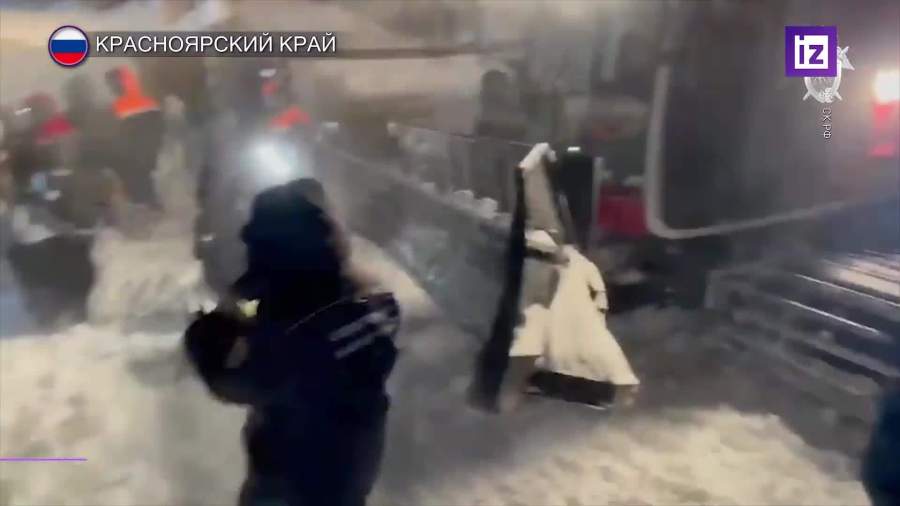 На горнолыжный комплекс в Норильске сошла лавина