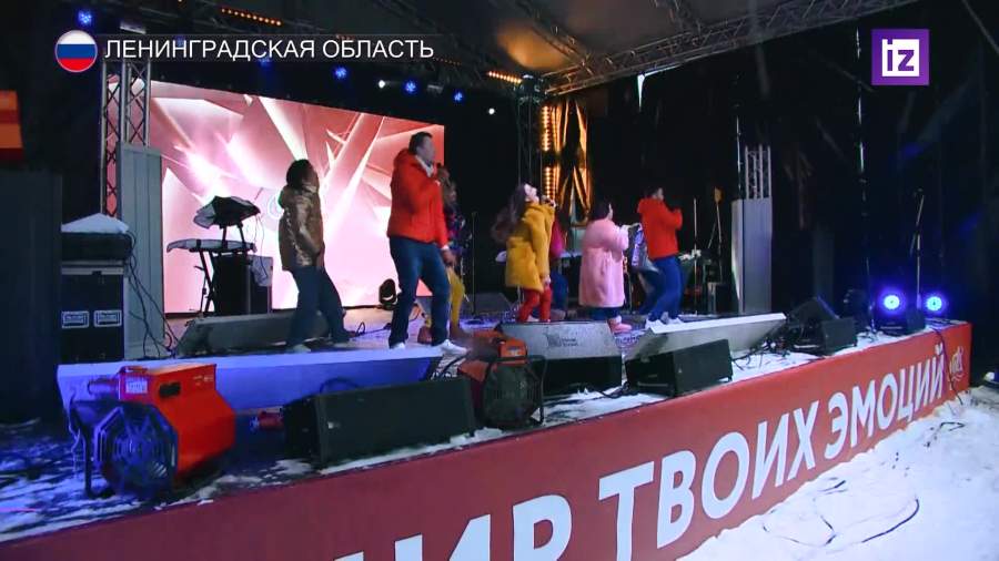 На курорте «Игора» состоялся концерт в честь 15-го горнолыжного сезона