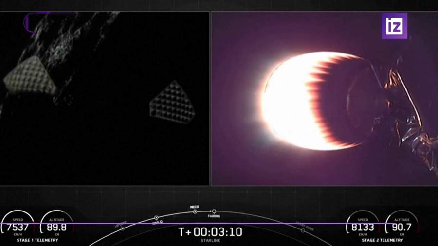 SpaceX вывела на орбиту очередную группу спутников Starlink