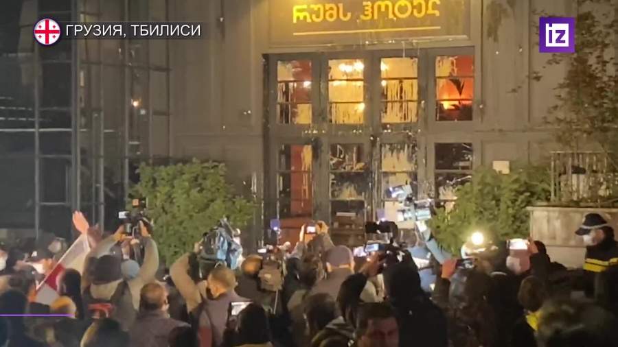 В Тбилиси прошла акция протеста из-за приезда Познера