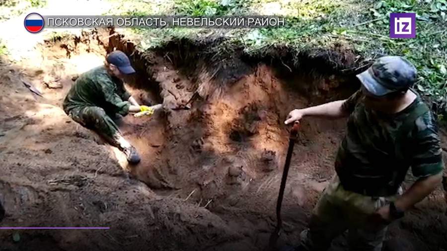 В Псковской области поисковики обнаружили братскую могилу времен ВОВ