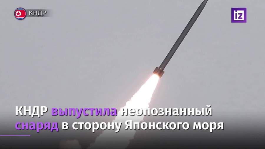 КНДР запустила неопознанный снаряд в сторону Японского моря