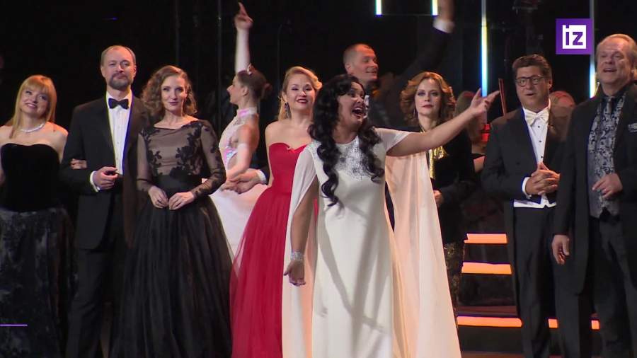 В Кремлевском дворце состоялся концерт в честь юбилея Анны Нетребко