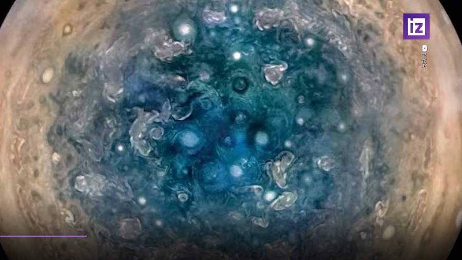 NASA опубликовало первое 3D-изображение атмосферы Юпитера