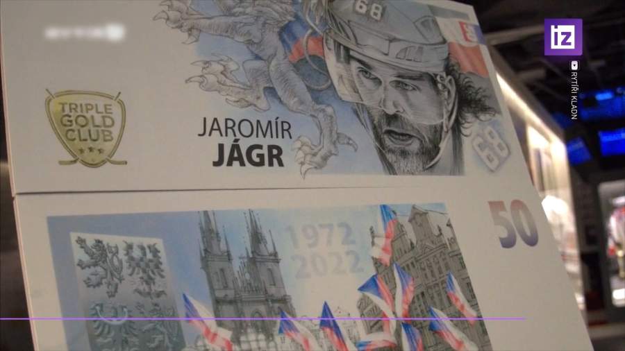 В Чехии выпустили коллекционную банкноту к 50-летию Яромира Ягра