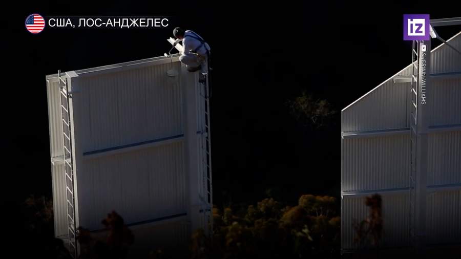 В Лос-Анджелесе вывеску Hollywood перекрасят к 100-летнему юбилею