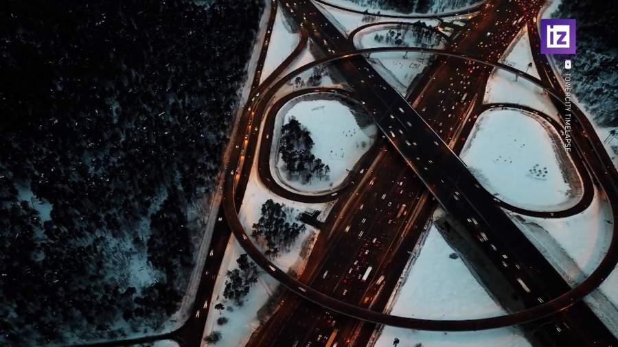 Пробки до девяти баллов прогнозируются вечером в пятницу в Москве