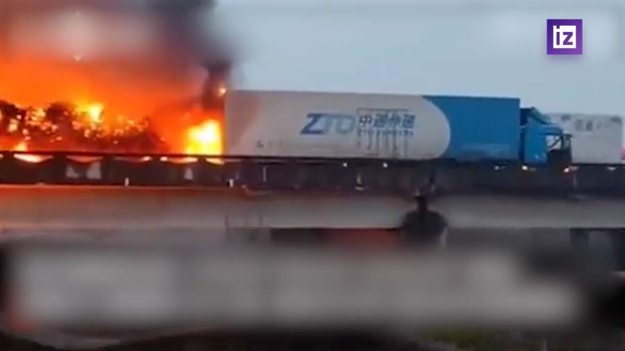 ДТП с участием 49 автомобилей произошло на скоростной трассе Хунань в Китае