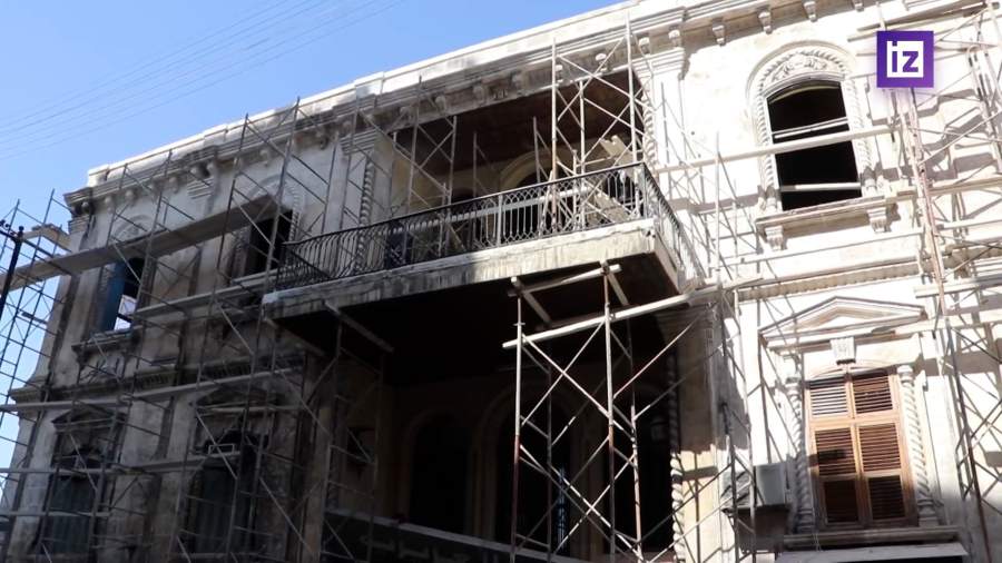 Сирийские жители начали восстановление поврежденных исторических памятников