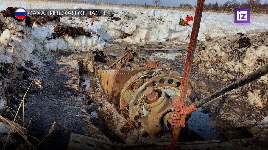 На Сахалине в болоте нашли обломки американского самолета времен Второй мировой