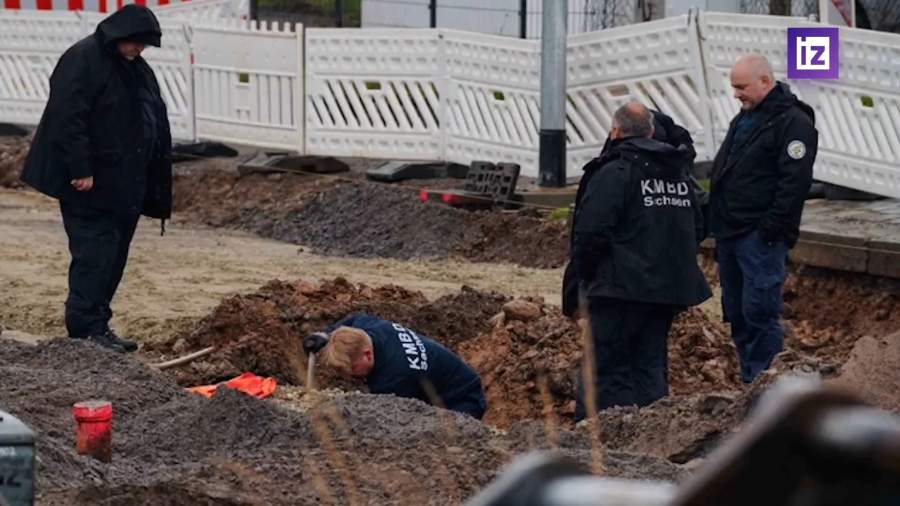 В Дрездене обнаружили неразорвавшийся снаряд времен Второй мировой