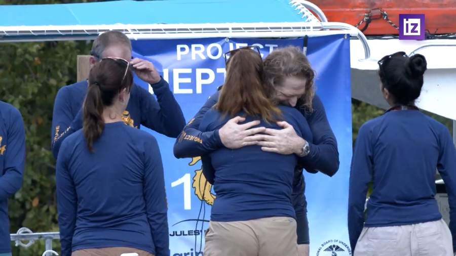 Профессор из Южной Флориды провел 93 дня под водой