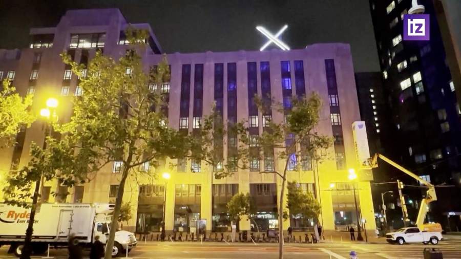 Обновленный логотип X убрали с крыши штаб-квартиры Twitter