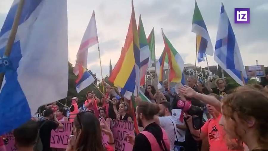 Акции протеста против судебной реформы проходят в Израиле