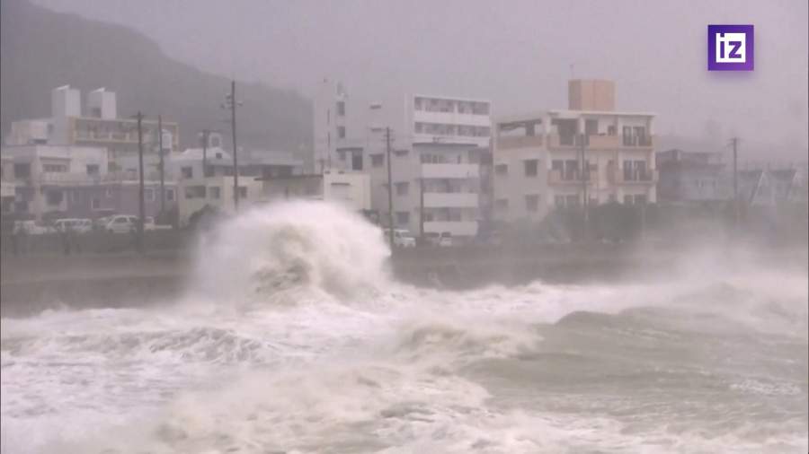 Тайфун «Канун» прошел в Японии
