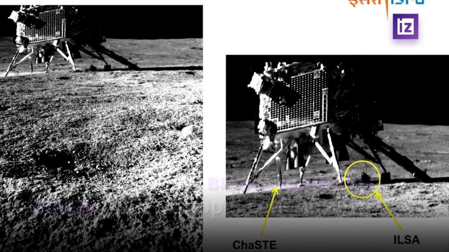 ISRO опубликовала снимки с лунохода «Прагьян»