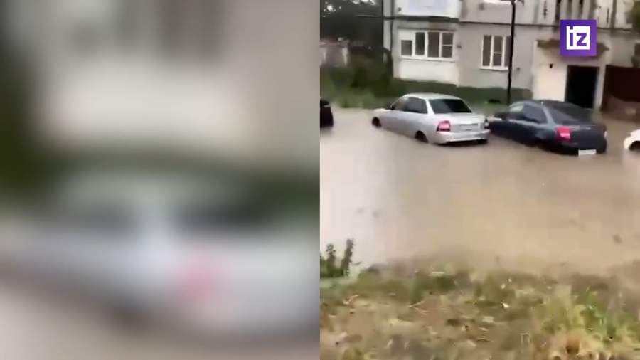 В Дербенте из-за ливней затопило несколько улиц