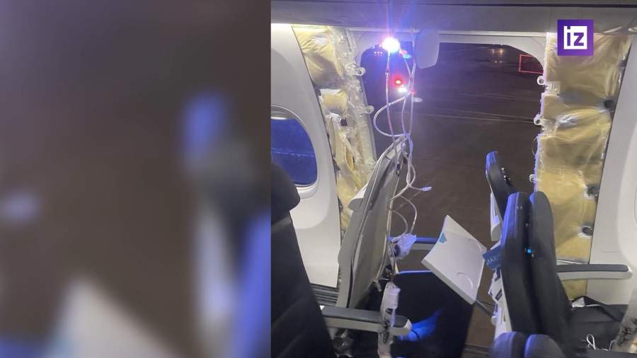 Рейс Alaska Airlines аварийно сел в Орегоне после потери части фюзеляжа