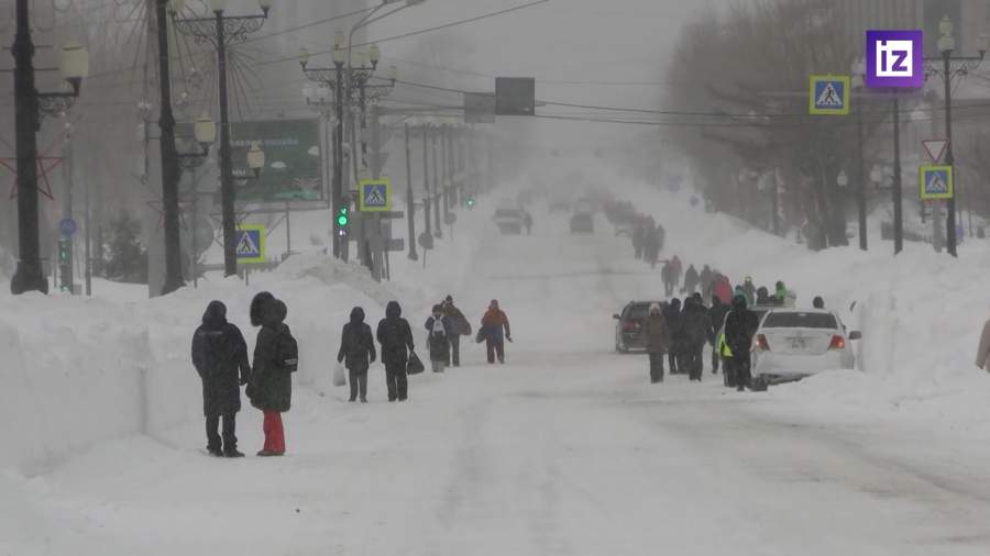 Режим ЧС сняли в Сахалинской области после затяжной метели