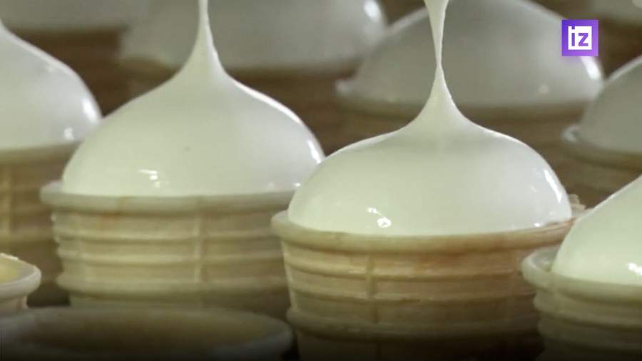 В Шанхай привезли российское мороженое