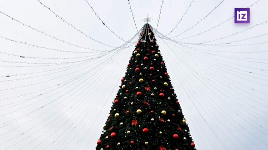 В Мариуполе открыли главную новогоднюю елку