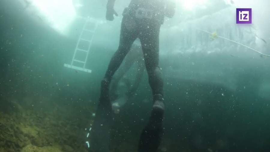 Россиянка проплыла 122 м подо льдом и установила мировой рекорд