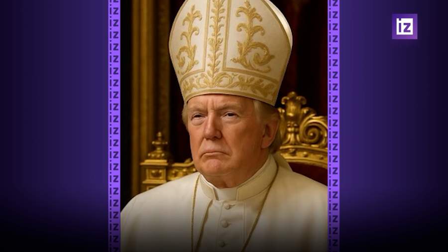 Трамп опубликовал в своей соцсети изображение себя в образе папы римского