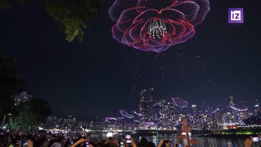 Китайское световое шоу попало в Книгу рекордов Гиннесса