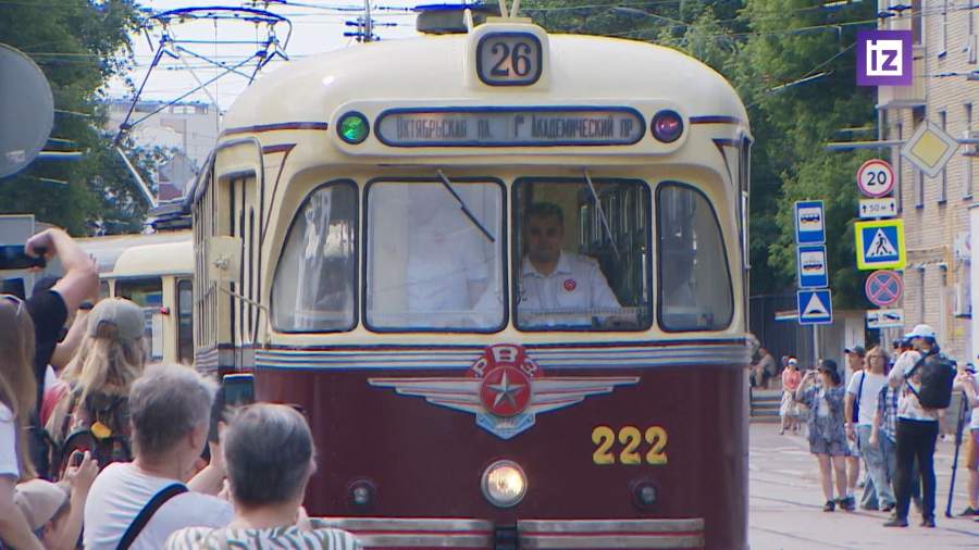 В Москве прошел парад ретротрамваев