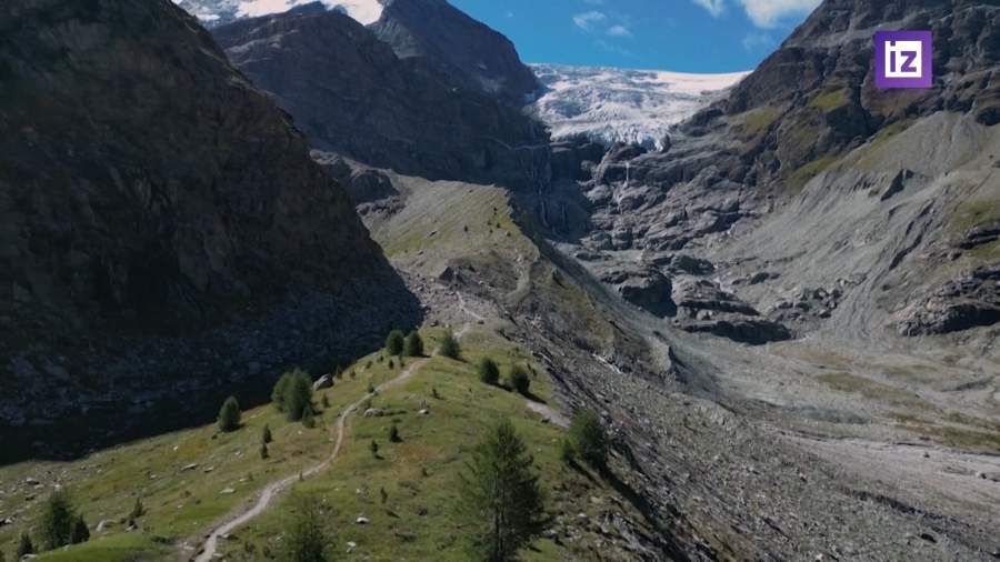 Глобальное потепление затронуло горы в Швейцарии