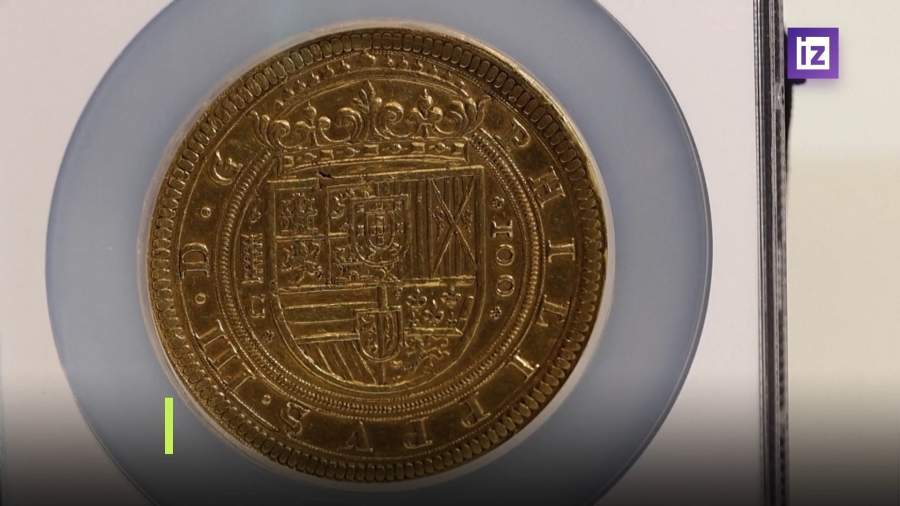 В Женеве выставили на аукцион историческую испанскую монету
