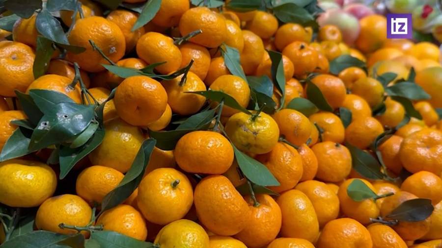 Мандарины в России подешевели на 25% за год