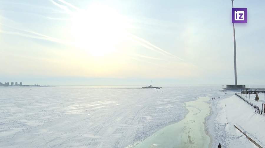 Финский залив замерз