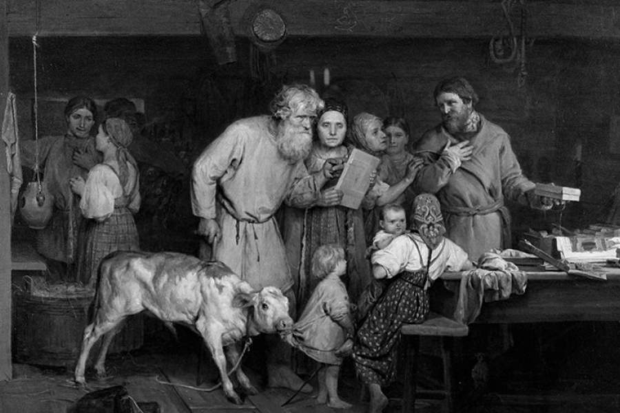 Крестьяне семья. Крестьянская семья. Крестьянская семья на Руси. Крестьянская семья 17 века. Крестьянская семья картина.