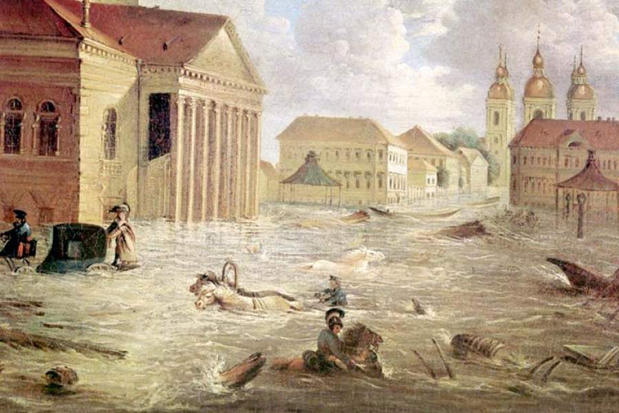 Потоп 18 века в картинах и фото