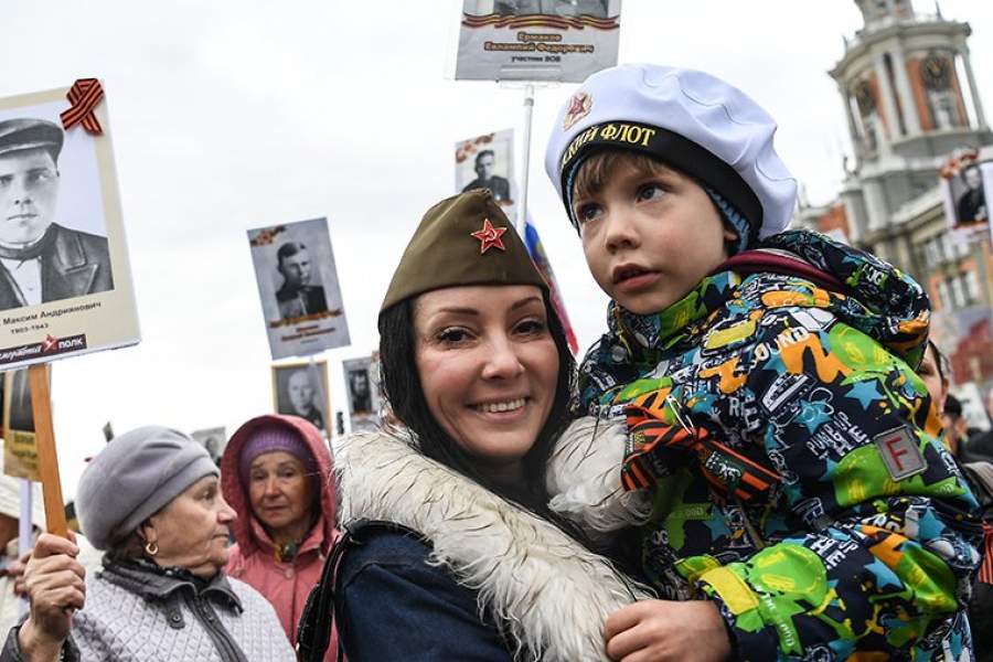 Мировая память. Акция памяти Бессмертный полк корпоративное.