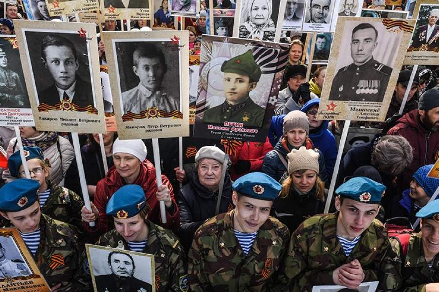 Мировая память. Всероссийская акция Бессмертный полк в Архангельске. Юрий новосибирцев 24 марта.