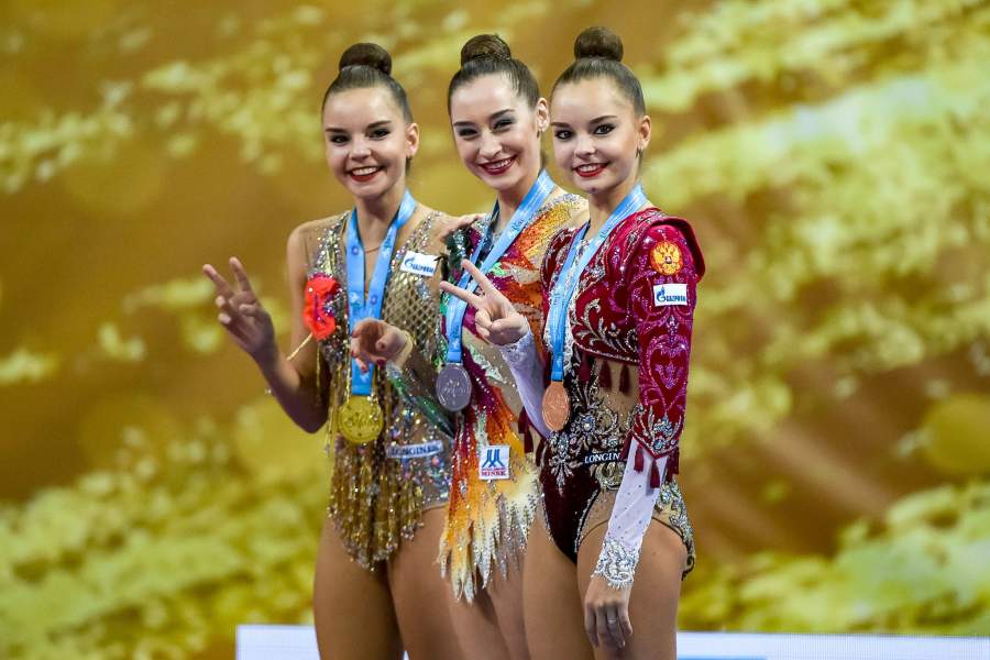 Дина Аверина (Россия), Линой Ашрам (Израиль), Арина Аверина (Россия)