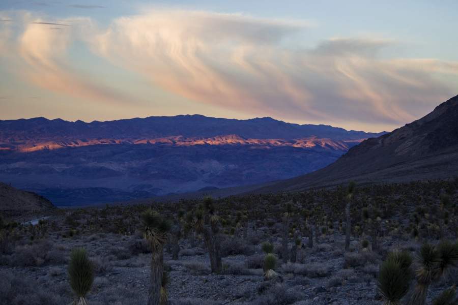 закат в пустыне
